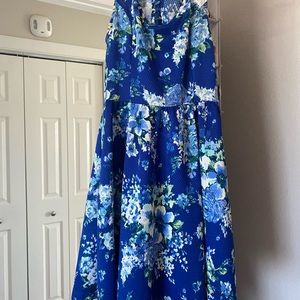 Floral cocktail dress